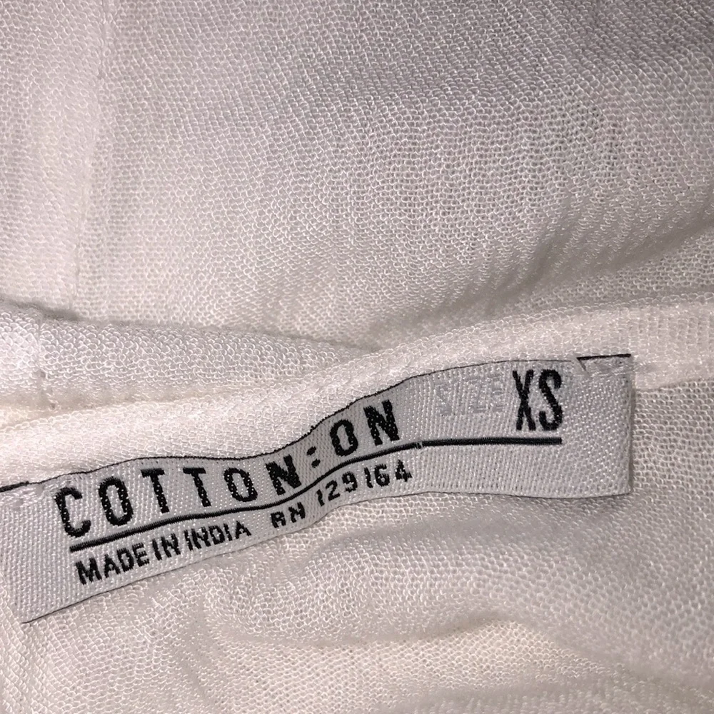 Cotton On size xsmall white dainty summer dress
